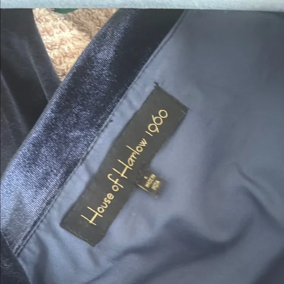 House of Harlow 1960 x Revolve Mika Kimono Dress in Navy - Picture 3 of 6